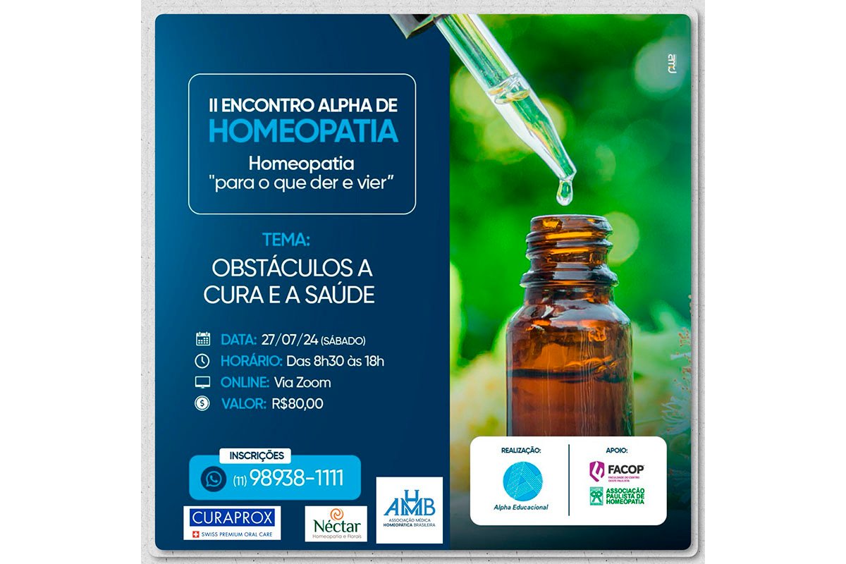 II Encontro Alpha de Homeopatia